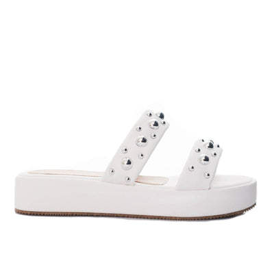 Plataforma baja blanco para mujer CH16-Z471