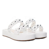 Plataforma baja blanco para mujer CH16-Z471