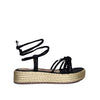 Plataforma baja negro para mujer CH49-Z471