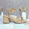 Sandalia tacon arena para mujer F32-Z686