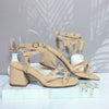 Sandalia tacon arena para mujer F32-Z686