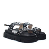 Sandalia plana negro para mujer G126-Z84