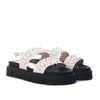 Sandalia plana talco para mujer G126-Z84