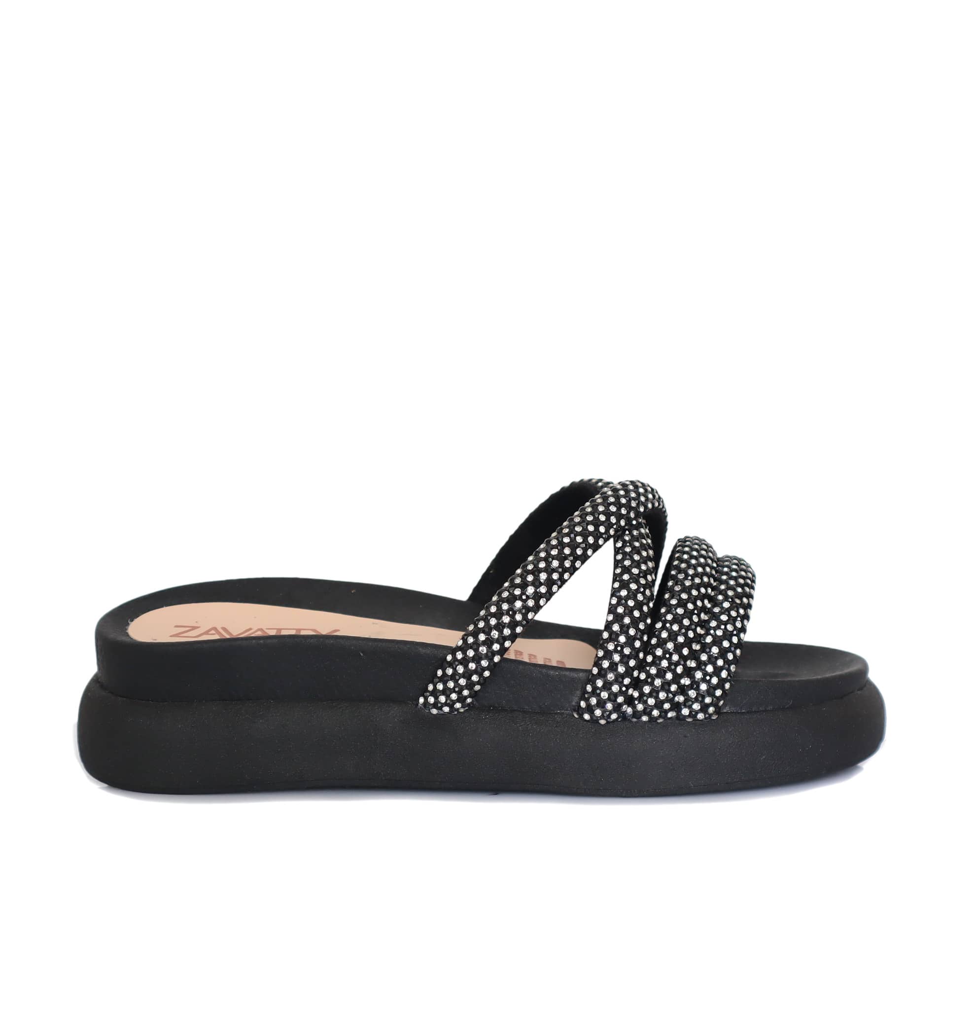 Plataforma baja negro para mujer G133-Z84