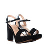 Plataforma alta negro nobuck para mujer G2424-Z349