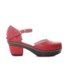 Sleidy rojo cuero para mujer H-AMELIA