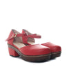 Sleidy rojo cuero para mujer H-AMELIA