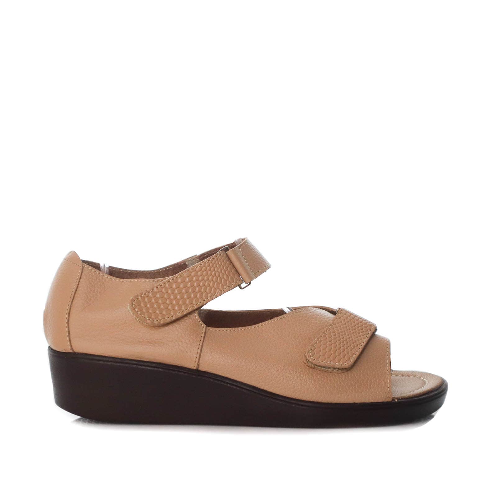Romulo sandalia capuchino cuero para mujer H-HEIDY