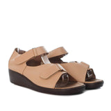 Romulo sandalia capuchino cuero para mujer H-HEIDY