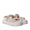 Sandalia plana beige para mujer H-KATIA