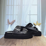 Sandalia tacon negro para mujer H-KIARA