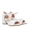 Sandalia tacon talco cuero para mujer H-PATTY