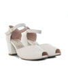 Sandalia tacon talco cuero para mujer H-SALMA