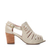 Sandalia tacon oro cuero para mujer H-WANDA