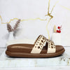 Sandalia canoa beige para mujer H01-Z723
