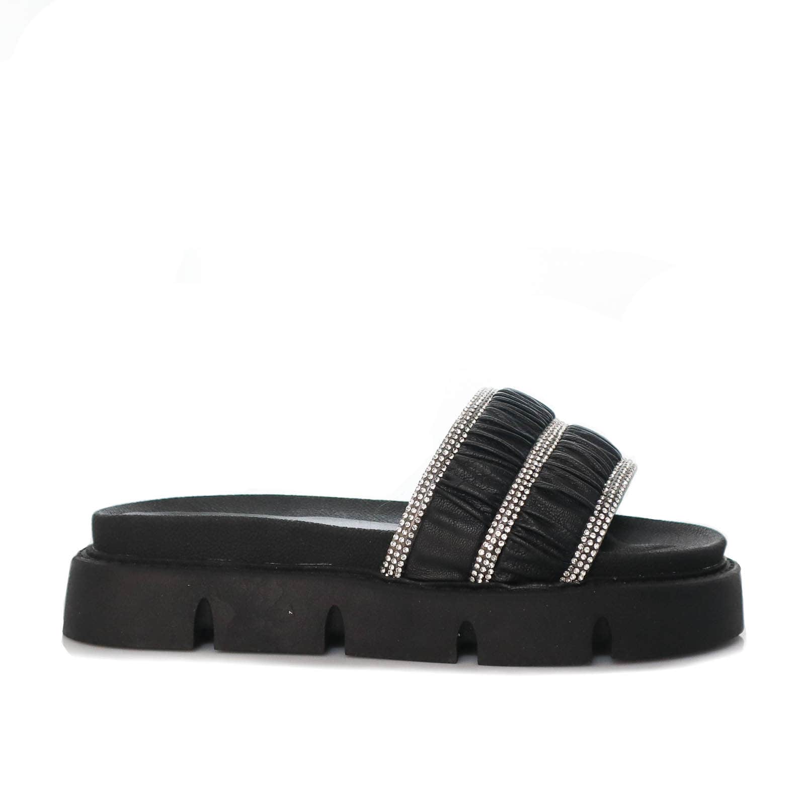 Plataforma baja negro para mujer H103-Z84