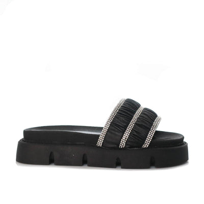 Plataforma baja negro para mujer H103-Z84