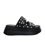 Plataforma baja negro para mujer J108-Z436