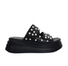 Plataforma baja negro para mujer J108-Z436
