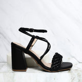 Sandalia tacon negro para mujer J137-Z471