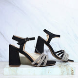 Sandalia tacon negro para mujer J138-Z471