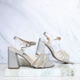 Sandalia tacon plata para mujer J138-Z471