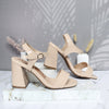 Sandalia tacon nude charol para mujer J141-Z471