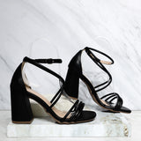 Sandalia tacon negro para mujer J144-Z471