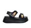 Plataforma baja negro para mujer J150-Z436
