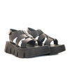 Sandalia plataforma baja negro para mujer JULIETA-Z610