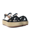 Plataforma baja negro nobuck para mujer L136-Z471