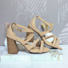 Sandalia tacon arena para mujer L30-Z686