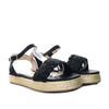 Plataforma baja negro para mujer M01-Z471