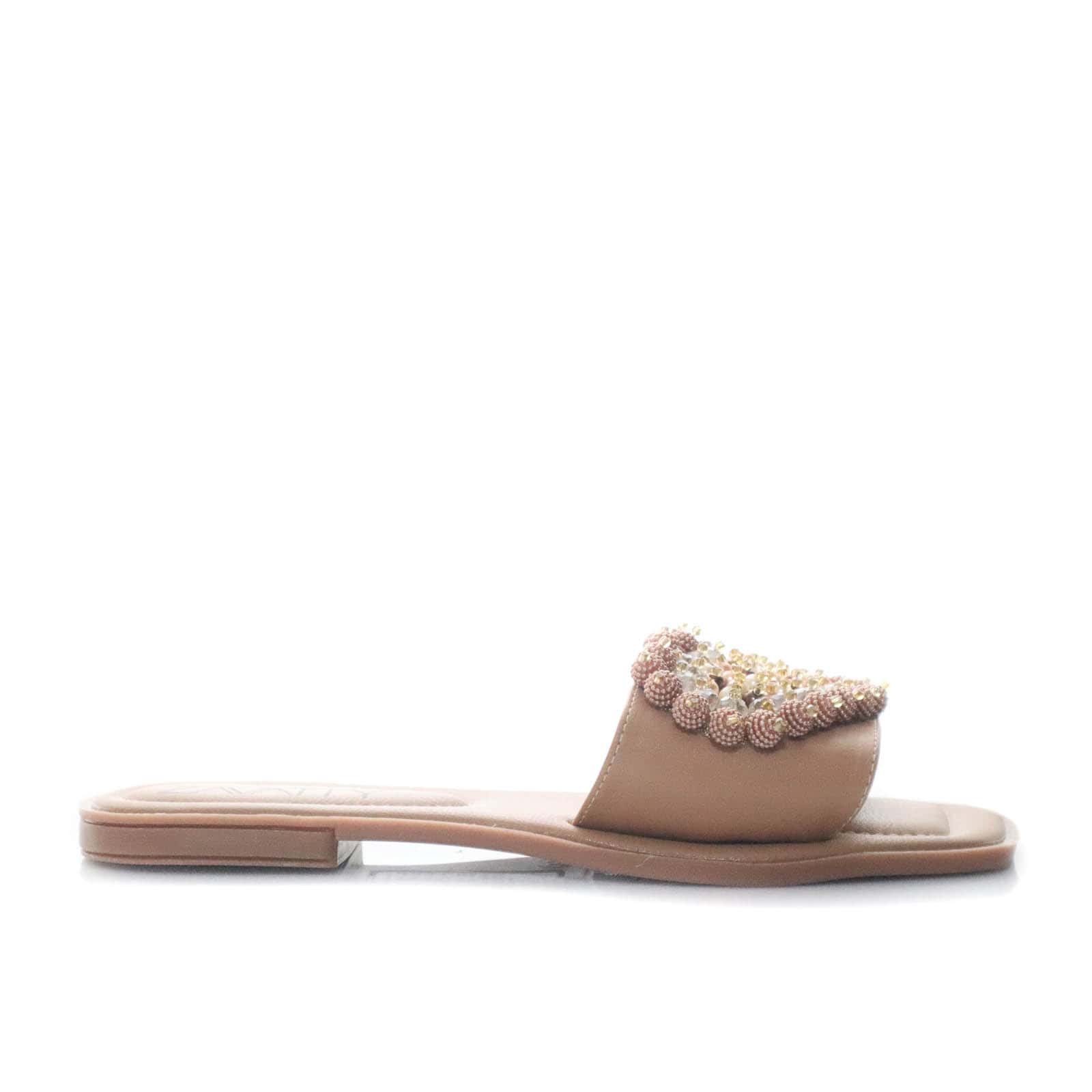 Sandalia plana amaretto para mujer M020-Z111