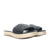 Sandalia plana negro para mujer M105-Z471
