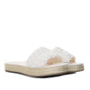 Sandalia plana talco para mujer M105-Z471