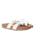 Sandalia plana blanco para mujer M11-Z620