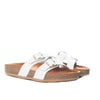Sandalia plana blanco para mujer M11-Z620
