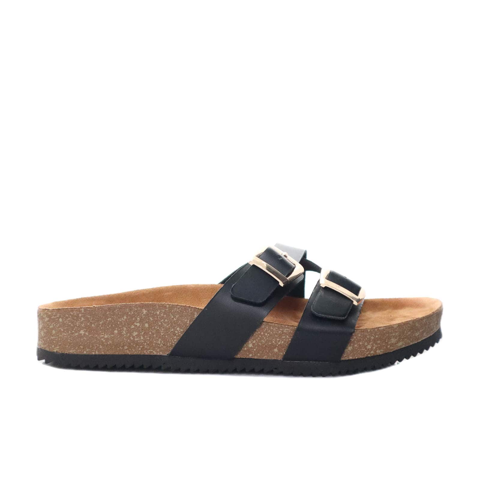 Sandalia plana negro para mujer M11-Z620