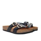 Sandalia plana negro para mujer M11-Z620