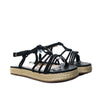 Sandalia plana negro para mujer M128-Z471