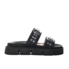 Plataforma baja negro para mujer M17-Z499
