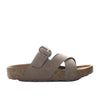 Sandalia plana taupe para mujer M34-Z620
