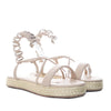 Sandalia plana arena para mujer M95-Z471