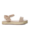 Sandalia plana arena para mujer M96-Z471