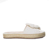 Sandalia plana talco para mujer M97-Z471