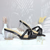 Sandalia tacon negro para mujer N26-Z686