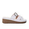 Sandalia plataforma baja blanco para mujer P076-Z25