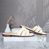 Sandalia plana talco para mujer P273-Z84