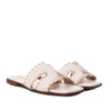 Sandalia plana talco para mujer P512-Z84